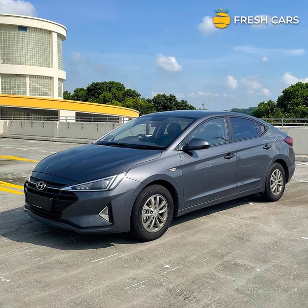 Hyundai Avante - Affordable car rental Singapore, PHV Grab rental vehicle