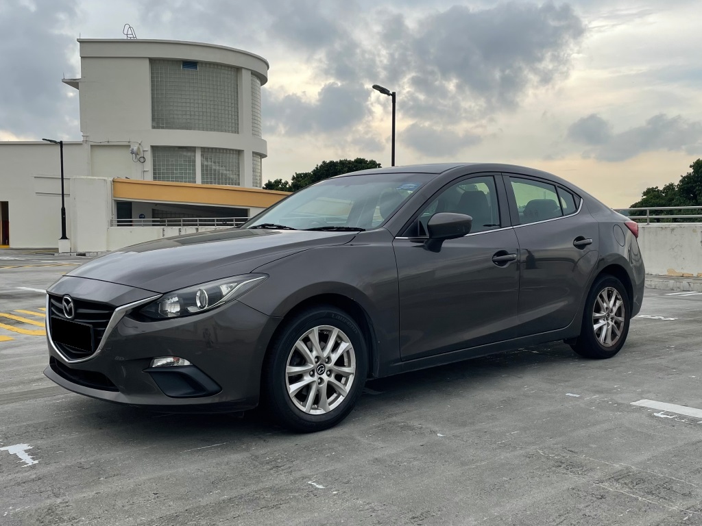 Mazda 3 - Affordable car rental Singapore, PHV Grab rental vehicle