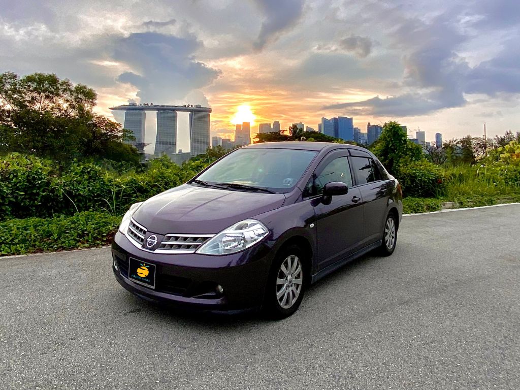 Nissan Latio - Affordable car rental Singapore, PHV Grab rental vehicle